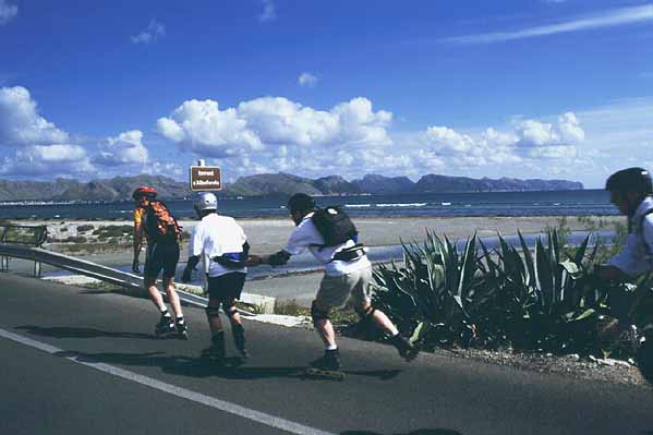 Mallorca inline skating