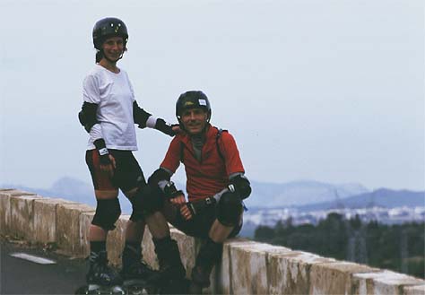 Inline skating on Mallorca