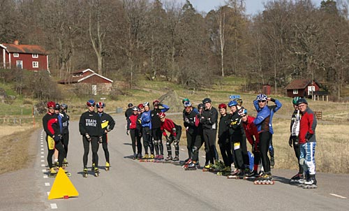 Inline skating camp in Opphem/Rimforsa 2005