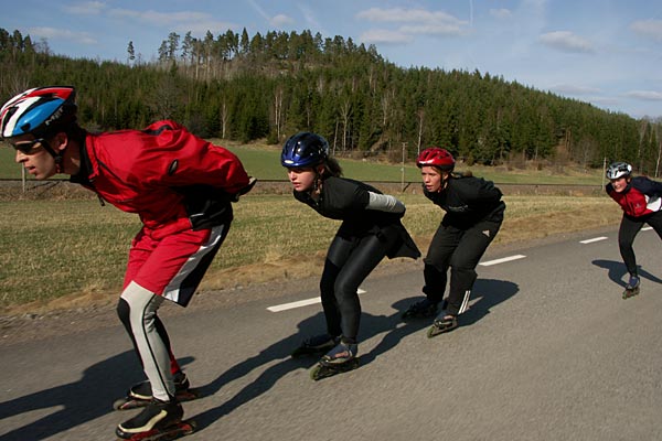 Inline skating camp in Opphem/Rimforsa 2005