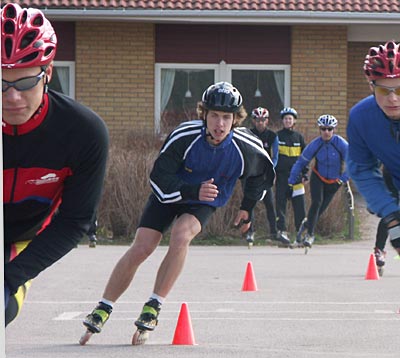 Inline skating camp in Opphem/Rimforsa 2005