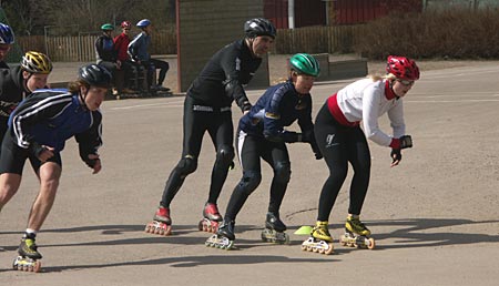 Inline skating camp in Opphem/Rimforsa 2005