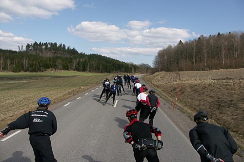 Inline skating camp in Opphem/Rimforsa 2005