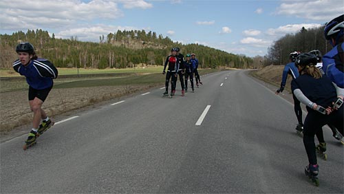 Inline skating camp in Opphem/Rimforsa 2005