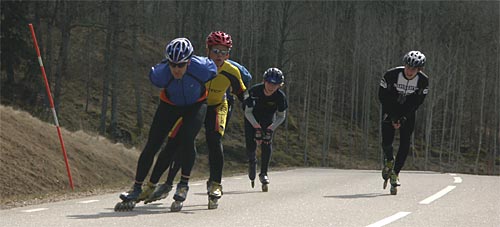 Inline skating camp in Opphem/Rimforsa 2005