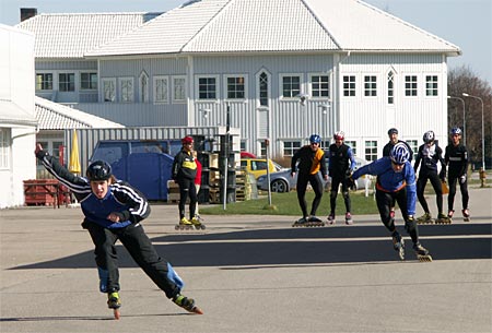 Inline skating camp in Opphem/Rimforsa 2005