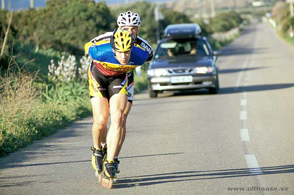 Pascal Briand and Franck Cardin, Sardinia 2002.