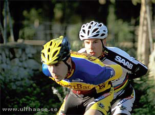 Pascal Briand and Franck Cardin, Sardinia 2002.