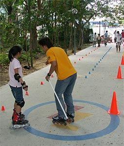 Inline skating in Singapore