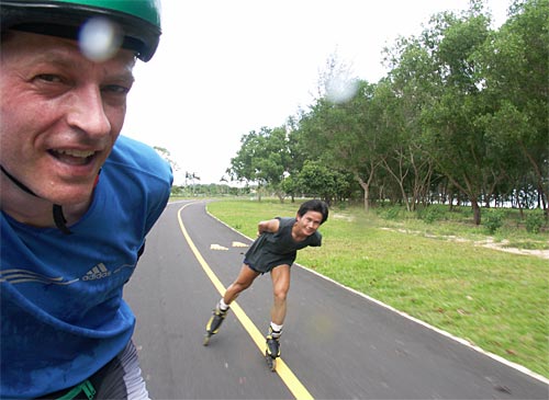 Inline skating in Singapore