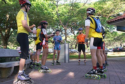 Inline skating in Singapore