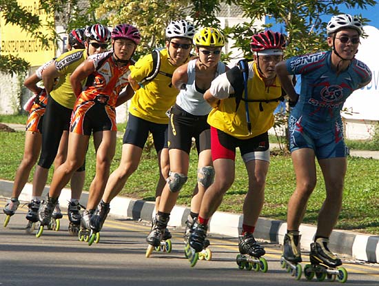 Inline skating in Singapore