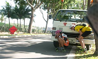 Inline skating in Singapore