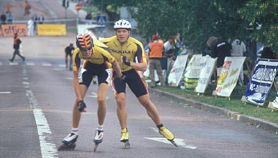 SM och RM (Riksmästerskap veteraner) inlines 2003, Gävle.