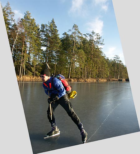 Ice skating in the Finspång area