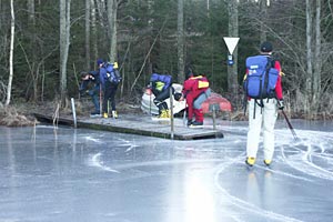 Ice skating in the Finspång area