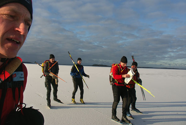 Lilla Mälarrundan, ice skating