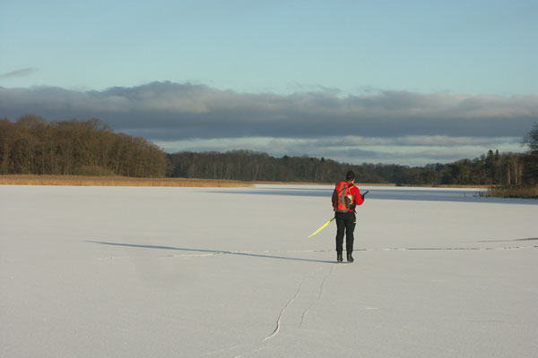 Lilla Mälarrundan, ice skating