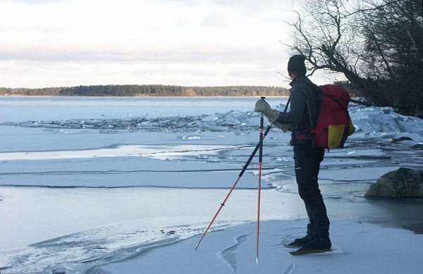 Lilla Mälarrundan, ice skating