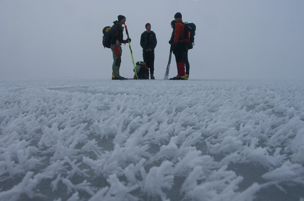 Ice skating in the Stockholm archipelago