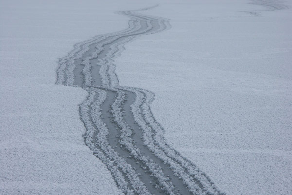 Ice skating in the Stockholm archipelago