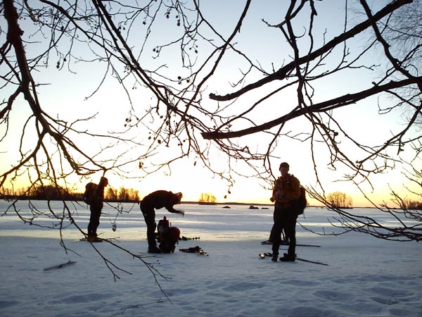 Örebrotur 2011 ice skating långfärdsskridsko