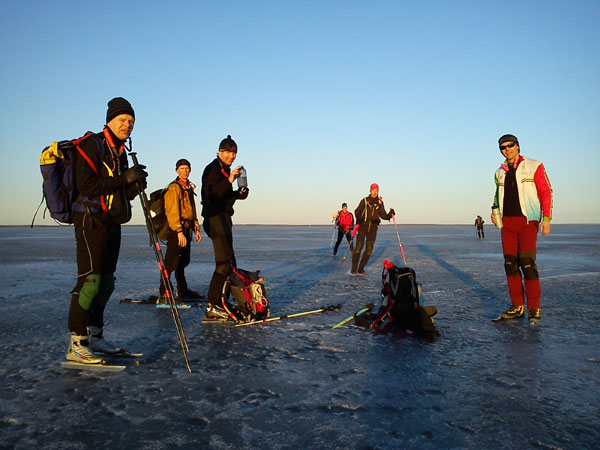 Örebrotur 2011 ice skating långfärdsskridsko