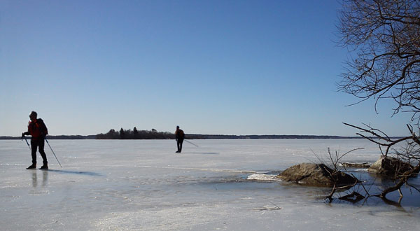 Örebrotur 2011 ice skating långfärdsskridsko