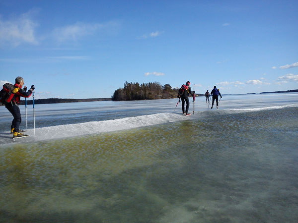 Örebrotur 2011 ice skating långfärdsskridsko