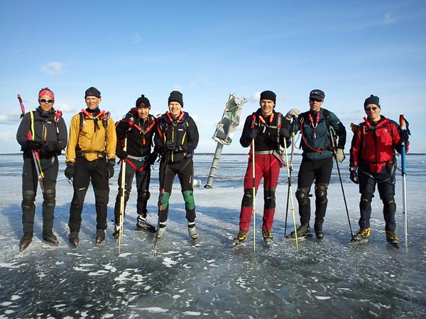 Örebrotur 2011 ice skating långfärdsskridsko