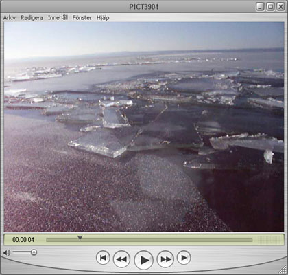 Vättern, ice skating 2011