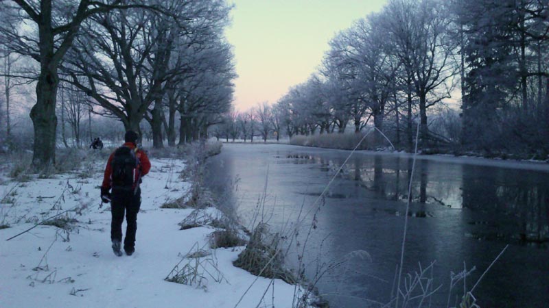 Örebrotur 2013 ice skating långfärdsskridsko