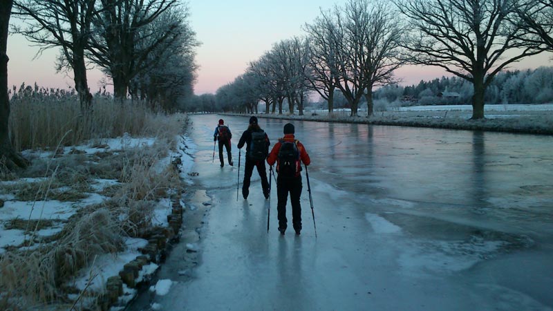 Örebrotur 2013 ice skating långfärdsskridsko