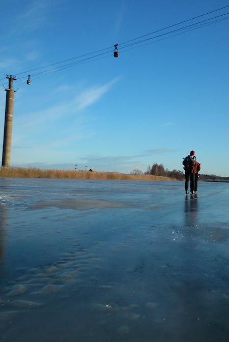 Örebrotur 2013 ice skating långfärdsskridsko