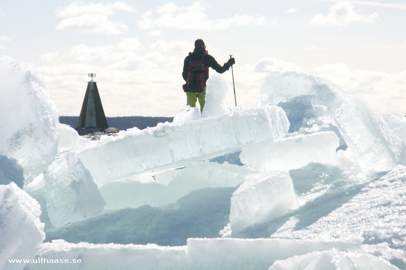 Vänern, ice skating 2013