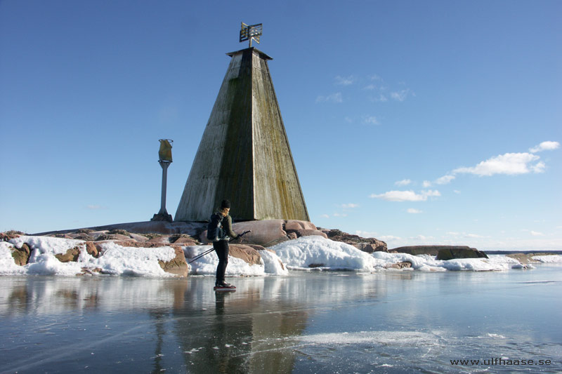 Vänern, ice skating 2013