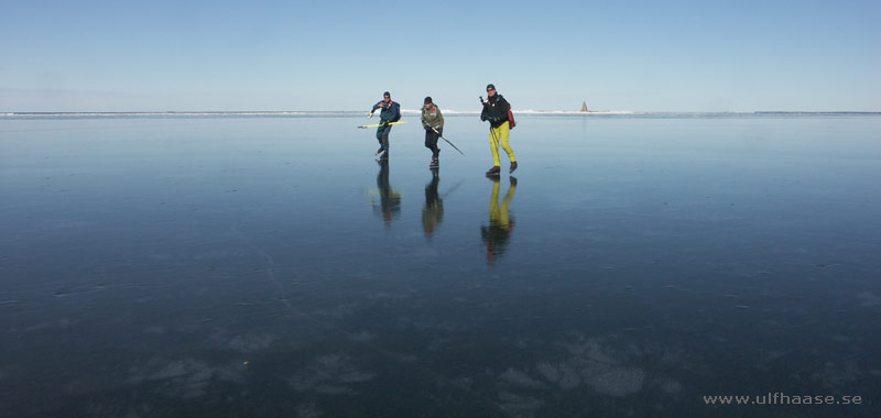 Vänern, ice skating 2013