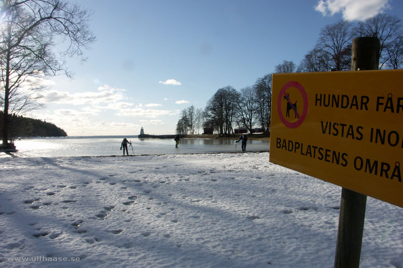 Vänern, ice skating 2013