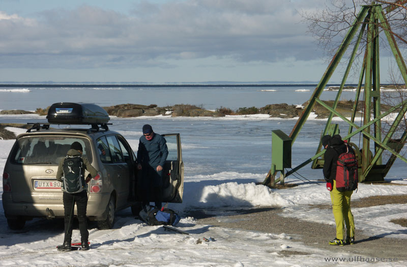 Vänern, ice skating 2013