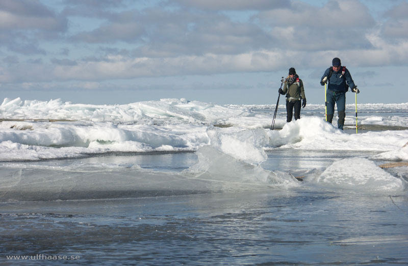 Vänern, ice skating 2013