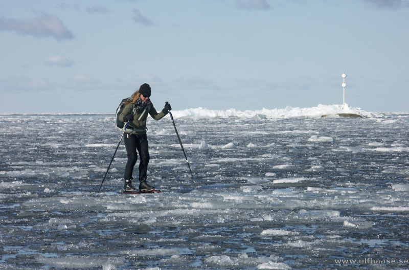 Vänern, ice skating 2013