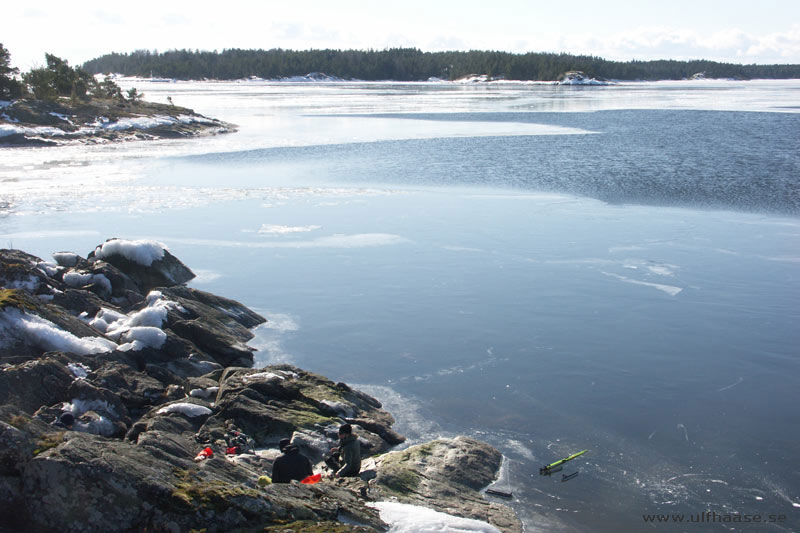 Vänern, ice skating 2013