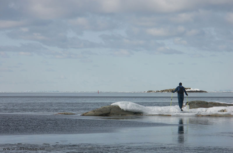 Vänern, ice skating 2013