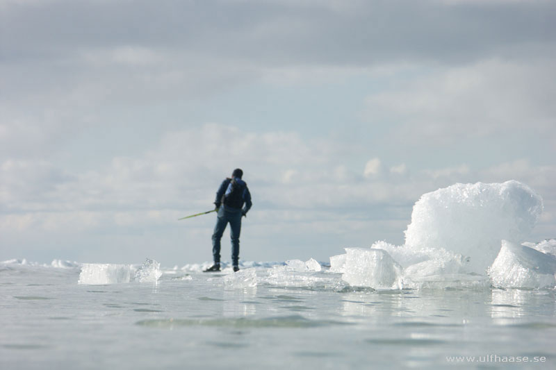 Vänern, ice skating 2013