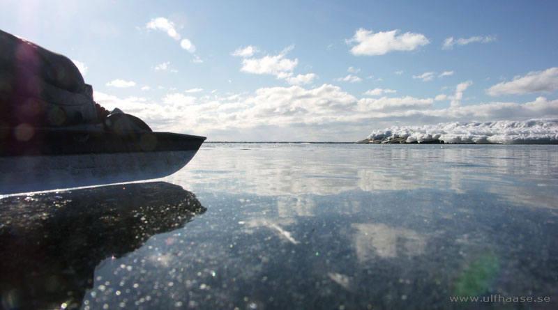 Vänern, ice skating 2013