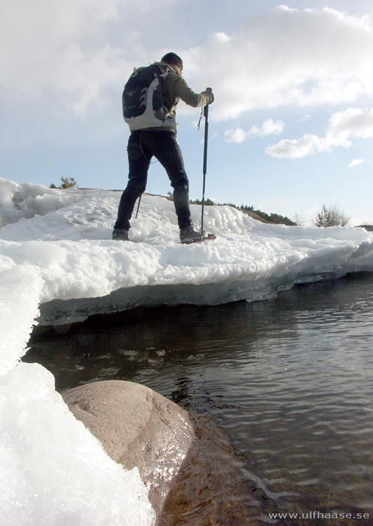 Vänern, ice skating 2013