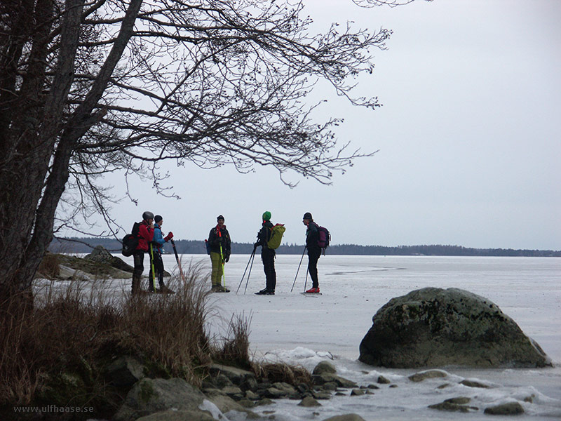 Ice skating on Lake Mälaren 2015.