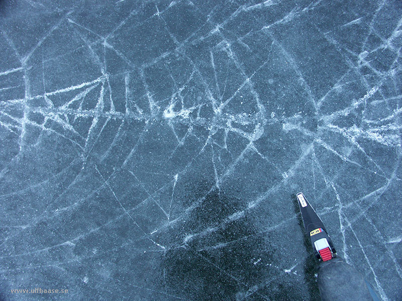 Ice skating in the Stockholm area, 2015.