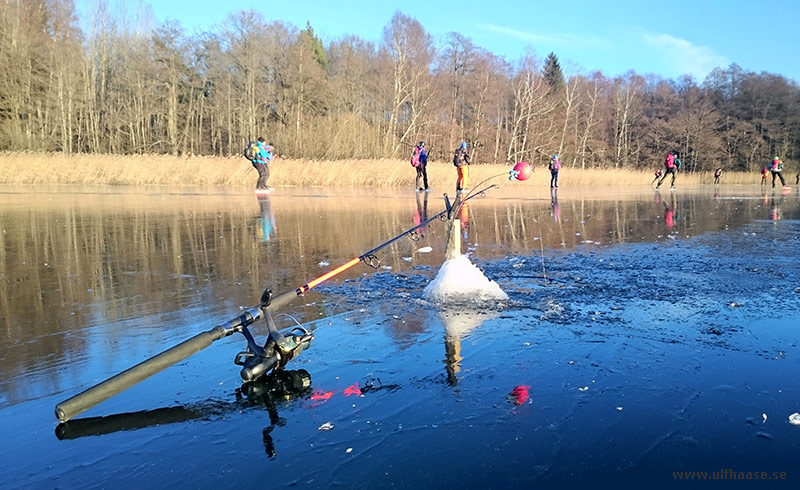 Ice skating in the Stockholm area, 2015.