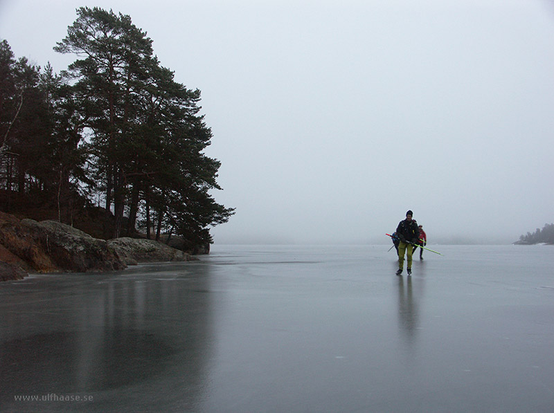 Ice skating in the Stockholm area, 2015.